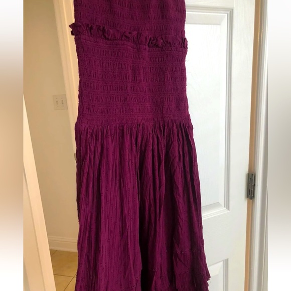 Steele dress, cheesecloth fabric in a deep purple, size XS - Picture 6 of 7